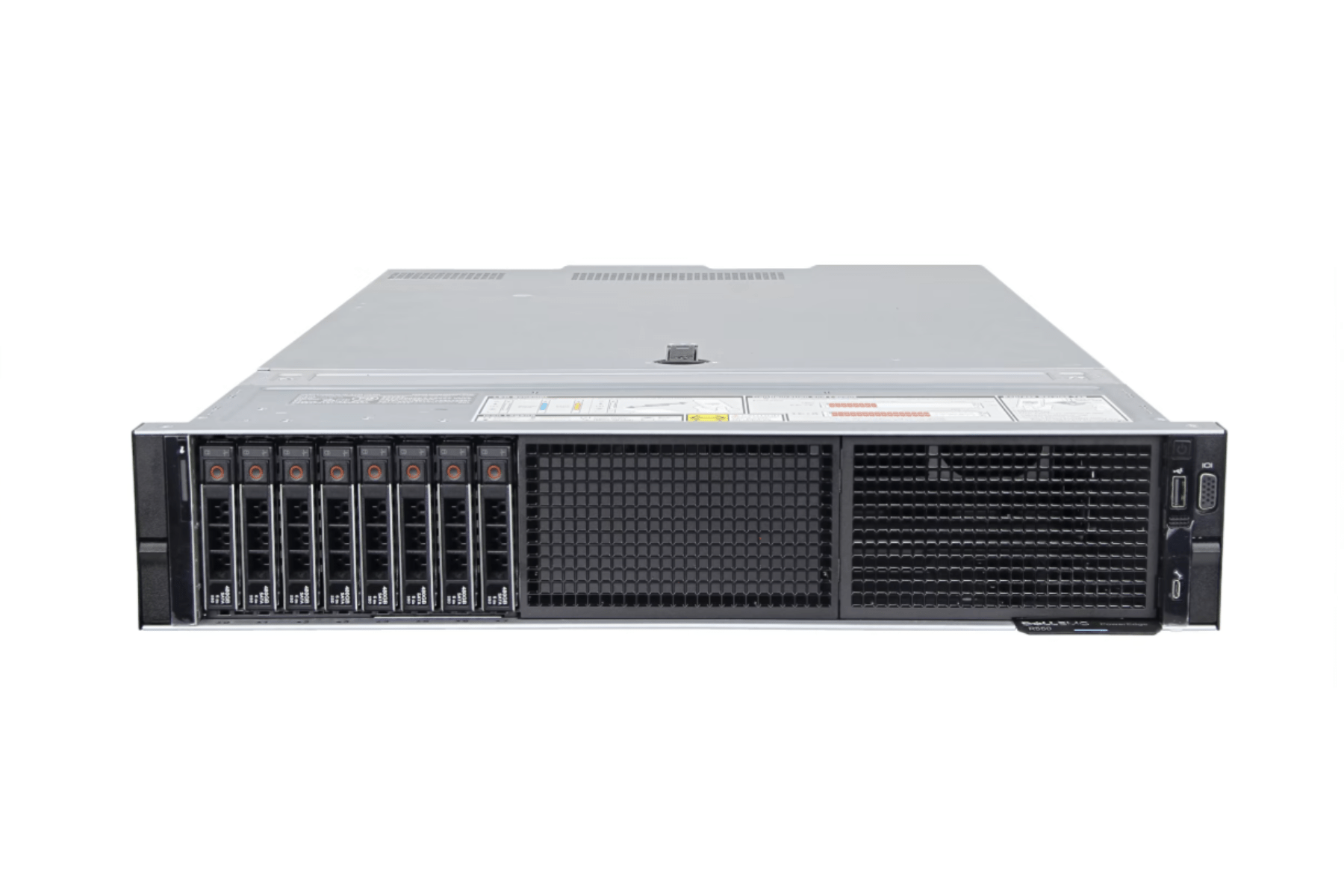 Refurbished Dell PowerEdge R550 8-Bay 2.5" SFF 2U server front view